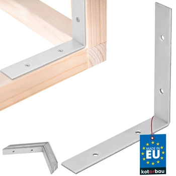 Pozinkovaný tesársky uholník 150x150x25 mm sada 12 ks