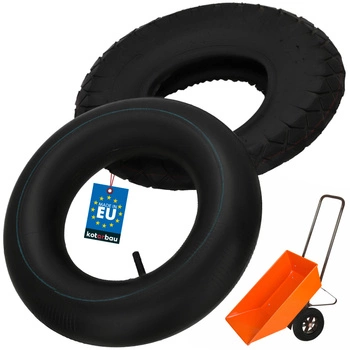 Pneumatika s dušou pre trakare vozíky 4-plochá kocka 44 cm