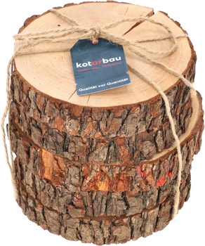 Plátok dreva doska zásobník podložka 5 ks