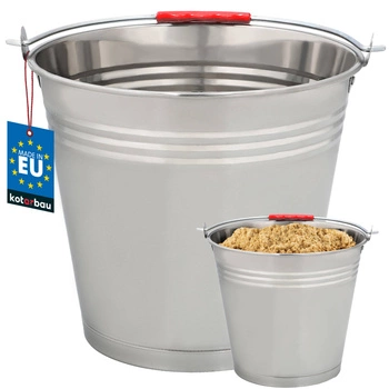 Vedro z nehrdzavejúcej ocele 12 l