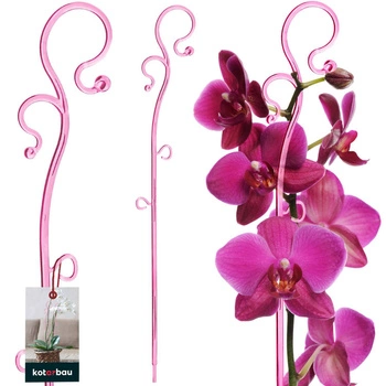 Podpora rastlín plastová ružová 39 cm