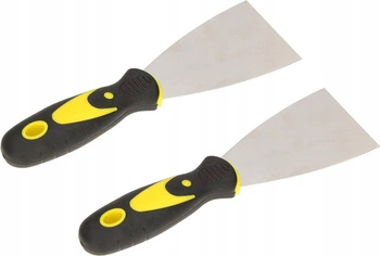 Univerzálna maliarska špachtľa z nehrdzavejúcej ocele 65 mm sada 2 ks.