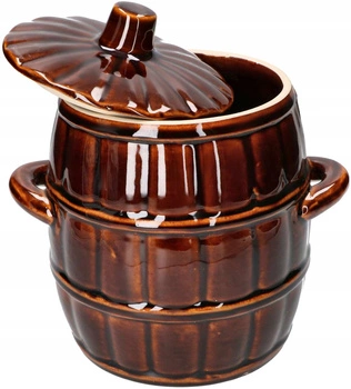 Sud keramický 3,2l kameninový hrniec na nakladanie uhoriek kapustu