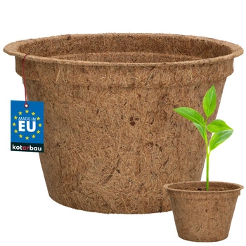 Kvetináč z prírodných kokosových vlákien fi 21,5 cm