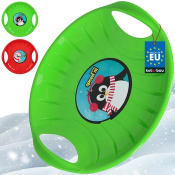 Sánky šmykľavka kruh na sánkovanie po snehu 60 cm sada 2 ks.