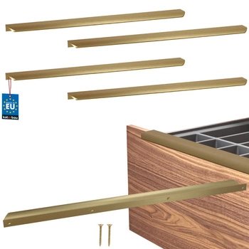 Úchyt nábytkový hliníkový zlatý mat 480/500 mm sada 4 ks.