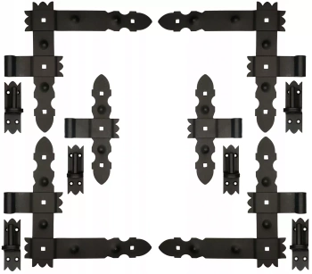 Pásový rohový záves 300 garážový pre okenice - Farba čierna