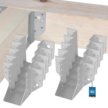 Vešiak na drevené trámy tesárske krokvové 60x100 mm sada 10 ks.