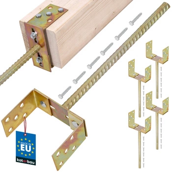 Tyčový podstavec nastaviteľný 0-160 mm s tyčou 400 mm sada 4 ks.