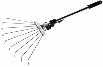 9-ramenné hrable na lístie 320 mm hrable na trávu s násadou