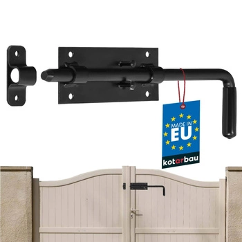 Garážová brána čierna dverová skrutka 300 mm