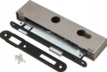 Zadlabávací zámok schránka kazeta ľavý pravý 72x34mm - Farba čierna