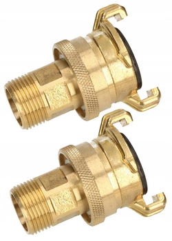 Hadicová spojka 3/4" mosadzná rýchlospojka - 2 ks.