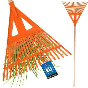 Záhradné hrable 430 mm hrable na lístie + hriadeľ