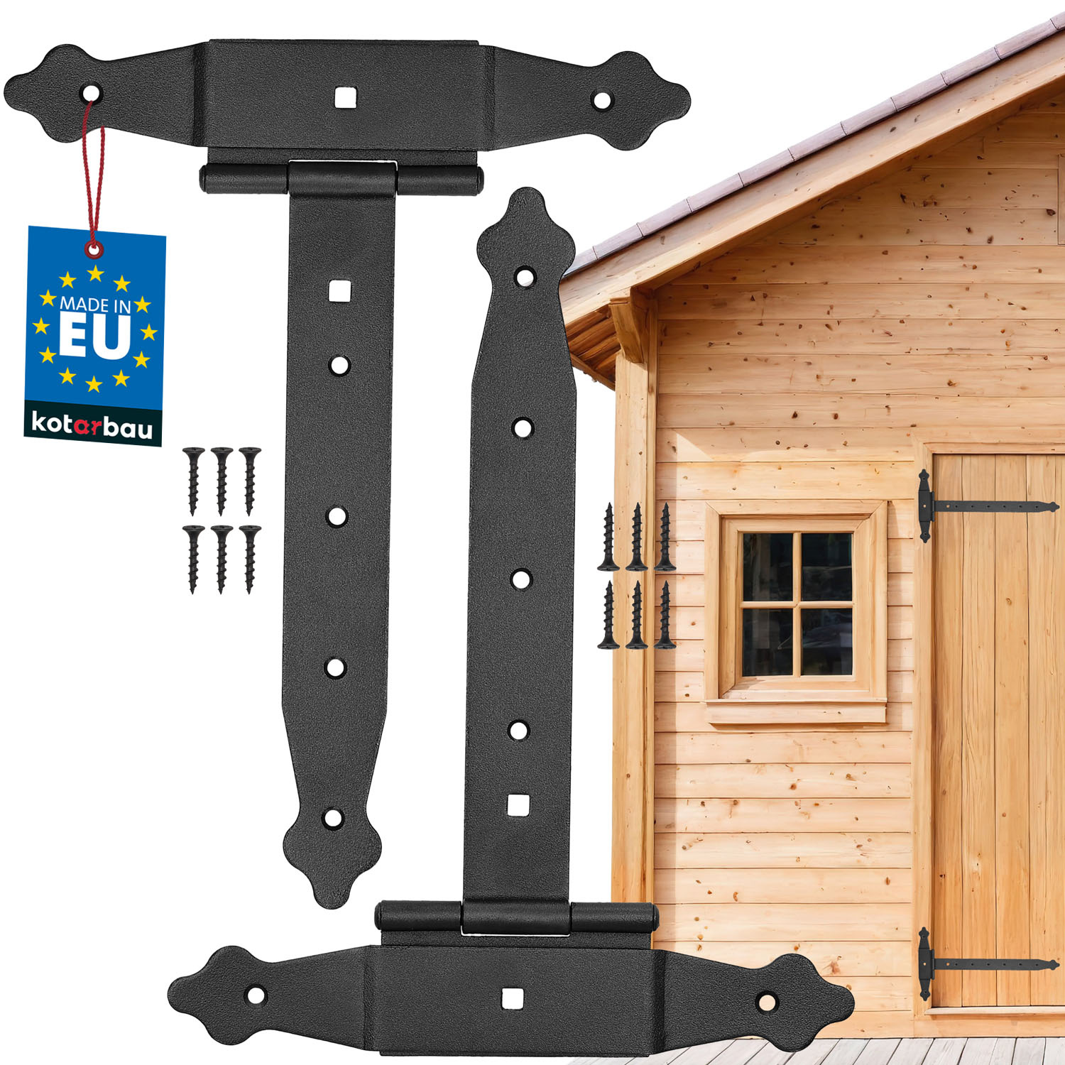 Altánok krížový záves okenice brány 250mm - 2 ks.