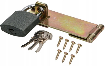 Pozinkovaná skrutka s visiacim zámkom