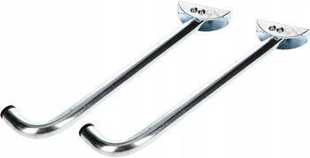 Sklápací hák do garáže v suteréne 300 mm - 2 ks.