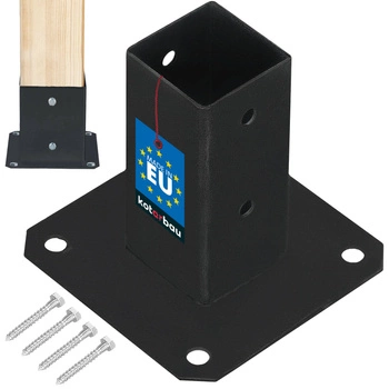 Základ stĺpa skrutková natretý práškovou 50x50 mm