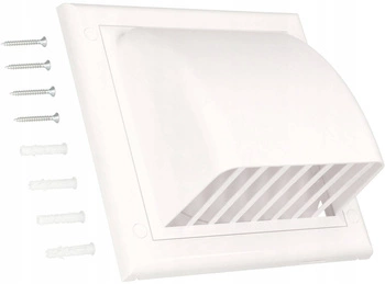 Kanálový odsávač pár biely priemer 125 mm