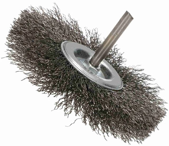 Kotúčová kefa 100 mm drôtová brúska