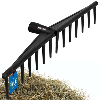 Plastové záhradné hrable na lístie trávu seno 14 zubov