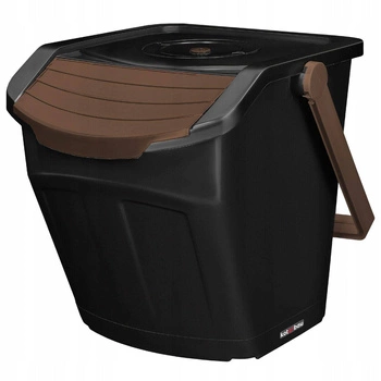 Odpadkový kôš na separovaný odpad hnedý 25l