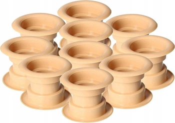 Manžeta pre dvere ventilačná trubica - 10 ks - Farba javor