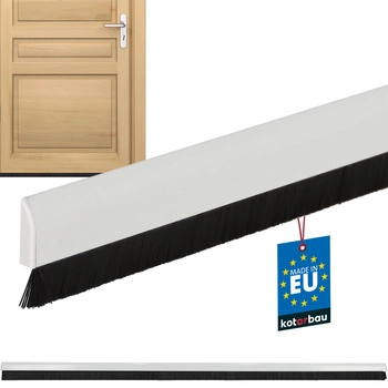 Tesniaca lišta pod dvere automatická biela 25 mm 1 m