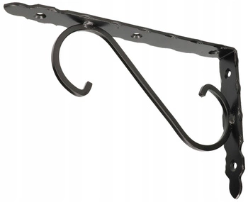 Držiak police 25x15 podperný uholník držiak retro kovaný