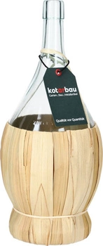 2l sklenená fľaša dámsky balón na vínne likéry