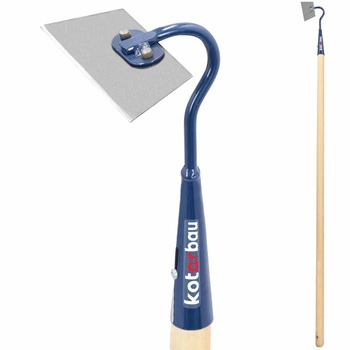 Záhradný hák s jednou tyčovou motykou kovový kopáč 14 cm