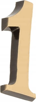 Číslo domu "1" číslo dverí 3d 5cm patina