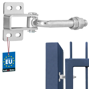 Nastaviteľný ohybný záves brány m16 125 mm