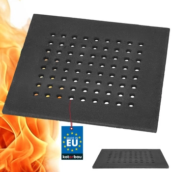 Rošt liatinový krbový do pece 38x35 cm