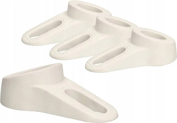 Doraz na dvere - 4 ks - Farba biela