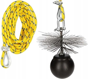 Súprava na čistenie komínov 120 mm 1 m