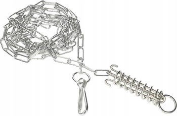 Reťaz na psie búdy s pružinou 3 mm x 3 m