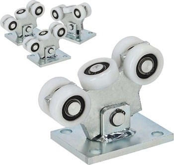 5 vozíkov na posuvné dvere - 4 ks.