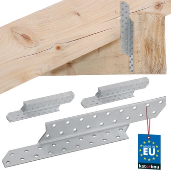 Tesársky spojovací prvok krokvový spojka pravý 250x35 mm sada 12 ks.