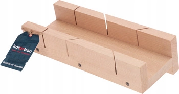 Uhlová skosená krabica drevená - 30 cm