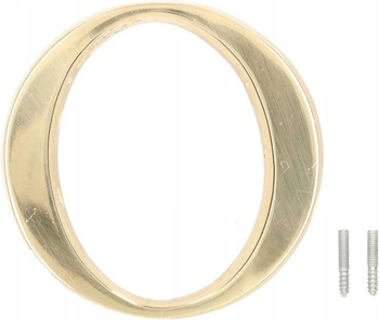 Písmeno "o" pre výšku domových dverí z mosadze 10 cm