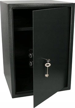 Mechanický trezor kazetový kľúč oceľ 50x36