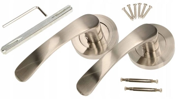 Sada dverových kľučiek 110 mm patina znak