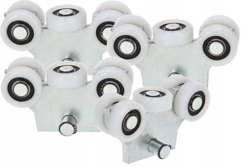 Vozík 43mm pre posuvné brány 5 valčekov - 4 ks.