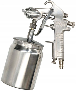 Striekacia pištoľ 1,5 mm spodná nádrž 0,6 l oceľ