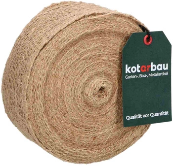 Páska 6cm jutová stuha prírodná jutová rolka 20m