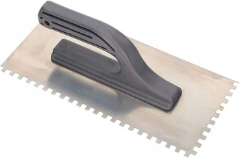 Hladidlo z nehrdzavejúcej ocele 270 mm so zárezom 6 mm na lepidlo na obkladačky