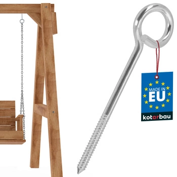 Stropný výkyvný hák na drevo 240x12 mm