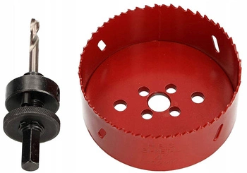 Bimetalová píla na diery 102 mm adaptér na frézovanie korunky