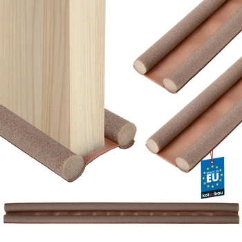 Pena pod dvere 30 mm 95 cm hnedá sada 2 ks